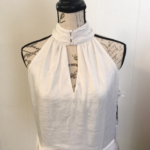 1. State Tops - NWT 1. State White Sleeveless Top